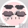 Image de ZIMMERMANN 25085.170.1 Jeu de plaquettes de frein Essieu arrière, préparé pour l'indicateur d'usure, avec vis/boulons, La photo correspond au contenu de la livraison