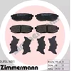 Image de ZIMMERMANN 24854.160.1 Jeu de plaquettes de frein Essieu arrière, avec indicateur d'usure, La photo correspond au contenu de la livraison