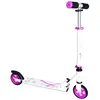 Image de Muuwmi Aluminium Scooter Blanche/rose 125 Mm Blanc Et Rose