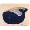 Image de Puzzle Animal En Bois Bleu Clair