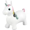 Image de Animal Sauteur Gonflable Blanc - Licorne