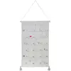Image de Calendrier De L'avent En Coton Standard 100 By Oeko-tex® Gris