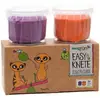 Image de Set De Pâte À Modeler Orange Et Violet Multi-coloured