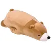 Image de Grande Peluche Nemu Nemu Cookie Ours Brun (53 Cm) Marron, Beige, Noir