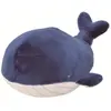 Image de Porte-clé Peluche Nemu Nemu Kanaroa La Baleine (13 Cm) Bleu, Blanc