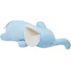 Image de Peluche Nemu Nemu Fanfan L'éléphant (58 Cm) Bleu, Blanc