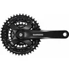 Image de Pédalier triple Shimano Tourney Fc-Ty501 6/7/8V Noir 170 mm/48-38-28 dents EFCTY501C888CLB