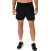 Image de ASICS Core 2in1 5in Short de running Hommes-noir, noir, Taille S