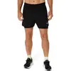 Image de ASICS Core 2in1 5in Short de running Hommes-noir, noir, Taille XS