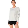 Image de ASICS Fujitrail Logo Maillot de course Femmes - beige, Taille XL