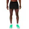 Image de ASICS Metarun Split Short de running - noir, Taille L