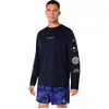 Image de ASICS Fujitrail Logo Maillot de course Hommes - bleu foncé, bleu, Taille XXL