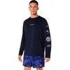Image de ASICS Fujitrail Logo Maillot de course Hommes - bleu foncé, bleu, Taille XL