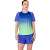 Image de ASICS Road Ibuki Maillot de course Femmes - bleu, vert, Taille M