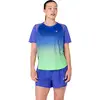 Image de ASICS Road Ibuki Maillot de course Femmes - bleu, vert, Taille S