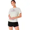 Image de ASICS Fujitrail Logo Maillot de course Femmes - beige, Taille S