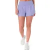 Image de ASICS Road 2in1 3.5in Short de running Femmes - lilas, argent, Taille L