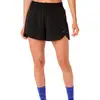 Image de ASICS Metarun Split Short de running Femmes-noir, Taille XL