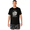 Image de ASICS Fujitrail Logo Maillot de course Hommes - noir, gris, Taille L