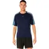 Image de ASICS Fujitrail Elite Maillot de course Hommes-bleu foncé, gris, Taille M