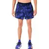 Image de ASICS Fujitrail AOP 5in Short de running Hommes - bleu foncé, bleu, Taille XL