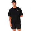 Image de ASICS Runner Message Graphic Relaxed Maillot de course Hommes - noir, Taille S