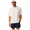 Image de ASICS Runner Message Graphic Relaxed Maillot de course Hommes - crème, Taille XXL