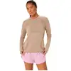 Image de ASICS Road Seamless Maillot de course Femmes - beige, Taille M
