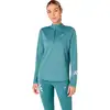 Image de ASICS Icon 1/2 Zip Maillot de course Femmes - turquoise, Taille M