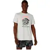 Image de ASICS Fujitrail Logo Maillot de course Hommes - crème, Taille M