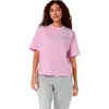 Image de ASICS Runner Message Graphic Maillot de course Femmes - lilas, turquoise, Taille XL