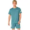 Image de ASICS Icon Maillot de course Hommes - turquoise, Taille M