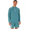 Image de ASICS Icon 1/2 Zip Maillot de course Hommes - turquoise, Taille L