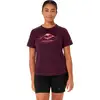 Image de ASICS Fujitrail Logo Maillot de course Femmes - rouge vin, Taille M