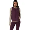 Image de ASICS Nagino Padded Gilets de course Femmes - rouge vin, Taille XS