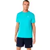 Image de ASICS Core Maillot de course Hommes - turquoise, Taille S
