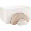 Image de Ensemble De Jeu Enfant - Arc-en-ciel - Pouf Velours Côtelé Marshmallow