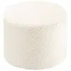 Image de Pouf Enfant En Teddy Cream White