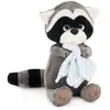 Image de Peluche Raton Laveur Avec Serviette   Life Collection Grey