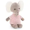 Image de Peluche Éléphant 25 Cm Gris