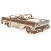Image de Dream Cabriolet Vm-05   Maquette De Voiture Vintage En Bois À Construire, Puzzle 3d À Moteur Élastique Brown