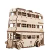 Image de Magicobus   Maquette En Bois Harry Potter À Construire, Bus Mécanique 3d Brown