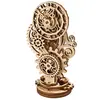 Image de Horloge Steampunk 2.0   Maquette En Bois Mécanique À Construire, Puzzle 3d Décoratif Brown