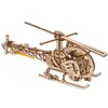 Image de Mini Hélicoptère En Bois À Construire   Maquette Mécanique 3d Inspirée De Léonard De Vinci Brown