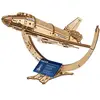 Image de Navette Spatiale Discovery   Maquette En Bois À Construire Avec Télescope Hubble Et Support Flottant Brown