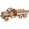 Image de Camion De Marchandise   Maquette En Bois À Construire, Puzzle 3d Mécanique Tout-terrain Brown