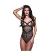 Image de Body semi-ouvert dentelle noir