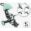 Image de Tricycle Explorer 4 en 1 évolutif draisienne menthe