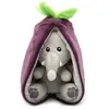 Image de Peluche Flipetz Eléphant Aubergine Violet
