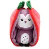 Image de Peluche Flipetz Chouette Fraise Rouge